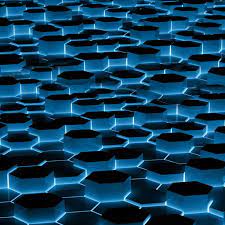 Blue Hexagons 3d Ipad Air Wallpaper Either Ipad Air Or Ipad Mini Wallpaper Can Be Down Ipad Air Wallpaper Geometric Wallpaper For Phone Free Ipad Wallpaper