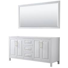 Showing results for 72 inch vanity without top. Daria 72 Inch Double Vanity No Top 70 Inch Mirror Overstock 21549399