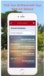 Prank Bank Prank Your Girlfriend With Your Bank Account Balance Bank Account Balance Wells Fargo Account Banking App