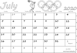 You can choose one of the 4 color themes. July 2020 Usa Calendar Free Printable Pdf