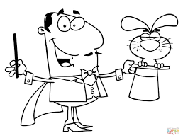 Welcome back the warm weather with these spring coloring sheets. Magician Coloring Pages Coloring Home