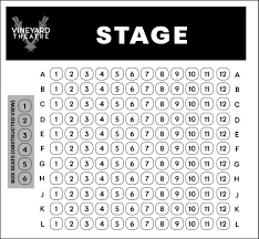 Vt Seating Chart 2019 1 Vineyard Theatre