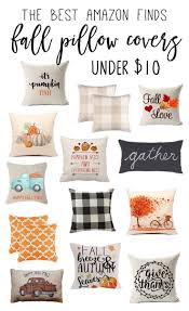 Best Fall Pillow Covers On Amazon Under 10 Super Affordable Budget Friendly Fall Home Decor Falldecor Fall Fall Pillow Cover Fall Room Decor Fall Pillows