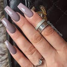 Long Square Nails Purple Gray Nails Acrylic Nails Long Square Nails Square Nails Squoval Nails