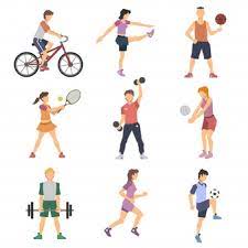 Workout pants with effortless slouch, ã la your fave joggers. Free Vector Sport People Flat Icons Set