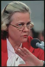 Federal Reserve Governor Nancy Teeters at March 26 House Banking Committee  Press Conference. Art Prints from Fine Art Storehouse