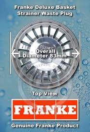 genuine franke basket strainer waste