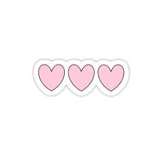 Check out our cute heart stickers selection for the very best in unique or custom,. Pink Heart Sticker Sticker By Amandabrynn Bubble Stickers Tumblr Stickers Hydroflask Stickers