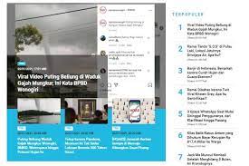 Situs berita terkini hari ini, berita terbaru yang akurat dan terpercaya. Populer Tren Video Viral Puting Beliung Di Waduk Gajah Mungkur Ramai Tanda S O S Di Lokasi Jatuhnya Sriwijaya Air Halaman All Kompas Com