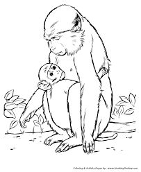 Select from 32084 printable crafts of cartoons, nature, animals, bible and. Mom And Baby Animal Coloring Pages Coloring And Drawing