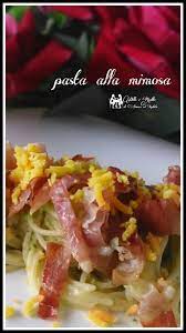 Pasta Mimosa Ricetta Ricette Idee Alimentari Ricette Di Cucina