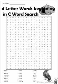 Try to find letters that usually go together like br,th, sh, ch, etc. 4 Letter Words Beginning In C Word Search Monster Word Search Word Games For Kids Letter N Words Lettering