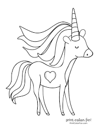 Free printable unicorn horse coloring page for kids of all ages. Top 100 Magical Unicorn Coloring Pages The Ultimate Free Printable Collection Print Color Fun