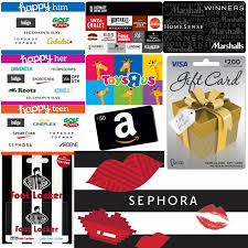 Gift Card: Black / Red Gift Card (Winners-Homesense-Marshalls, Canada( Winners-Homesense) Col:Ca-Whm-038