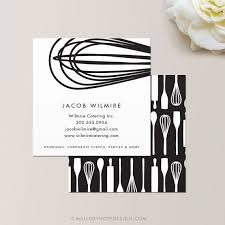 Kitchen utensils catering business card template. Whisk Business Card Baker Or Catering Chef Business Card Etsy Square Business Cards Square Business Card Modern Business Cards