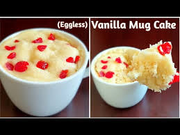Delicious vanilla bean cake batter microwaved in a mug for just a minute! 1 Minute Vanilla Mug Cake In Microwave Eggless Vanilla Mug Cake Youtube
