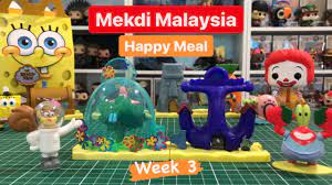Mcdonald's happy meal might be for kids, but officially it's over the hill. Mcdonald S Happy Meal Toys Spongebob Squarepants 2021 Week 3 Mr Krab Sandy Mekdi Malaysia Youtube