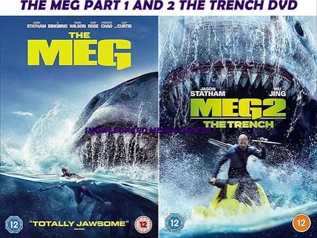 THE MEG PART 1 AND 2 THE TRENCH DVD Jason Statham Double Movie Film Brand  New UK | eBay