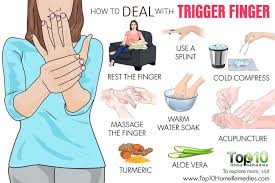 How To Deal With Trigger Finger Top 10 Home Remedies Trigger Finger Treatment Trigger Finger Exercises Trigger Finger