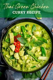 Thai Green Chicken Curry Recipe In 2020 Curry Chicken Recipes Curry Recipes Thai Green Chicken Curry