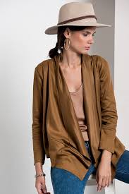 Kadin Sutlu Kahve Suet Salas Ceket 290 Sateen102 2902 Sateen Trendyol Moda Stilleri Trendler Kadin