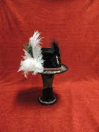 Top Hat Stevie Nicks Hat Leather Top Hat Velvet Top Hat Etsy Leather Top Hat Leather Top Stevie Nicks Hat