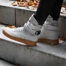 Nike Air Force 1 Black Gum Sole High Nike Sf Air Force 1 High Light Bone Grailify Sneaker Releases All White Sneakers Sneakers Nike