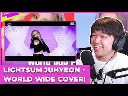 @cube_lightsum / @lightsum_jp facebook sahne adı: Lightsum Juhyeon W W C World Wide Cover Reaction Her Presence Though Youtube
