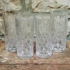 A beautiful pair of offset, stacked clio design crystal candlestick holders by galway living. Galway Crystal Renmore Hiball Glass Set Ps Loughlin