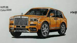 I am back , today i drew a luxury suv car which is rolls royce cullinan , it took me around 2 hours to complete , in this video you'l. Drawing Rolls Royce Cullinan How To Draw Rolls Royce Cullinan Car Youtube