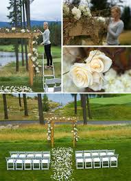 Pin By Candice Blythe On The Birds And The Bees Side Small Backyard Wedding Backyard Wedding Ceremony Wedding Ceremony Seating