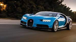 3840x2160 Wallpaper Bugatti Chiron Blue Side View Malchiki