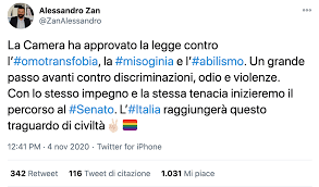 La proposta di legge propone modifiche al codice penale per rendere piu' aspre le pene contro la dietro all'ostruzionismo delle destre e alla loro opposizione alla legge zan (il presentatore è un. Legge Contro L Omofobia Il Primo Passo E Fatto La Camera Approva A Scrutinio Segreto
