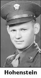 ROBERT HOHENSTEIN Obituary (1923