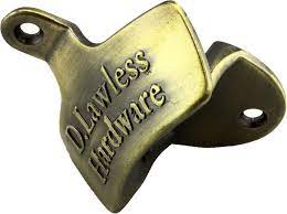 Brass bottle opener with image of a llama from peru. Wall Mount Bottle Opener Old Fashioned Antique Brass Dl B3102z Bab
