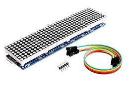 Amazon.com: NOYITO MAX7219 Dot Matrix Module 4 in 1 Display Module Blue Red  Green Three Colors with 5Pin Wire Suitable for Microcontroller - Upgrade ...