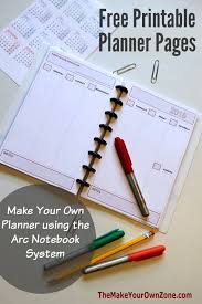 2018 Free Printable Planner Pages The Make Your Own Zone Planner Printables Free Printable Planner Pages Free Planner Pages