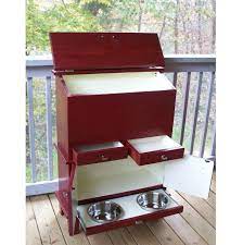 Pet Pantry With Food Bowl Drawer Cabinet Pet Pantry Pet Food Storage Pet Feeding Station Pet Furnit Dog Food Storage Pet Food Storage Pet Feeding Station