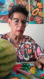 Grandma Crushing Watermelon