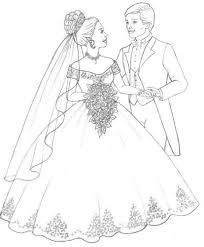 You may even spot an ariel lookalike in this bunch o. Wedding Dress Coloring Pages For Girls Activity Shelter