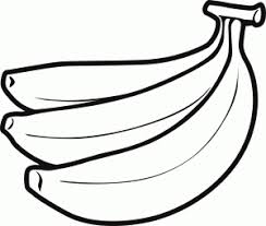 Platano Dibujo Para Colorear