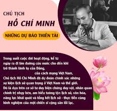 Chủ tịch Hồ Chí Minh - những dự báo thiên tài