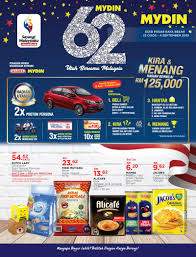 Sambutan hari kebangsaan malaysia yang ke 62 disambut dengan semangat patriotik dan harmoni oleh semua rakyat malaysia. Mydin Merdeka Promotion Catalogue 22 August 2019 4 September 2019