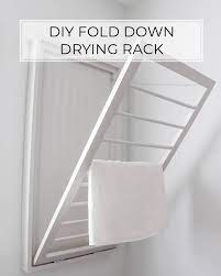 Diy fold down drying rack. Diy Fold Down Drying Rack Crafted By The Hunts