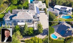 Aerial Photos Show Tesla Ceo Elon Musk S 85million Sprawling Property Empire In Los Angeles Daily Mail Online