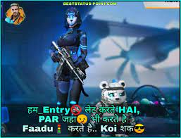 Free fire wale kehte hain ki pubg mai bandon se jada bots hote hain; Free Fire Status 647 Best Freefire Video Status In Hindi English
