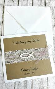 Einladungskarten Einladungskarte Vintage Rustikal Taufe Kommunion Ein Designer Einladungskarten Taufe Einladungskarten Konfirmation Taufe Einladung Basteln