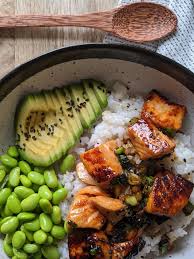 teriyaki salmon sushi bowl recipe my gluten free guide recipe health dinner recipes sushi bowl recipe recipes