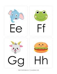Different versions of the flashcards are available, simply download and print off the ones that are most suitable for you and your child. Fun Free Engaging Alphabet Flash Cards For Preschoolers Tulamama