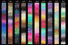 noro color charts knitting yarn wool yarn needlepoint